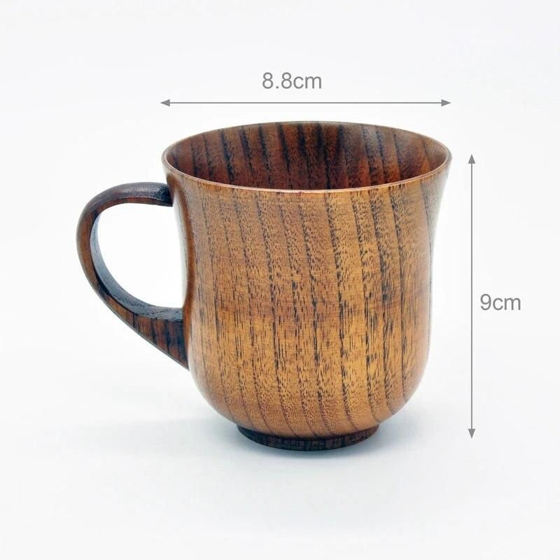 3Pcs/Set Wooden Cup Saucer Spoon Set Coffee Tea Tools Accessories