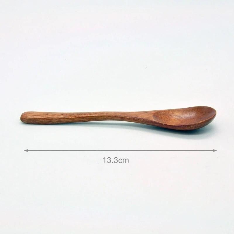 3Pcs/Set Wooden Cup Saucer Spoon Set Coffee Tea Tools Accessories