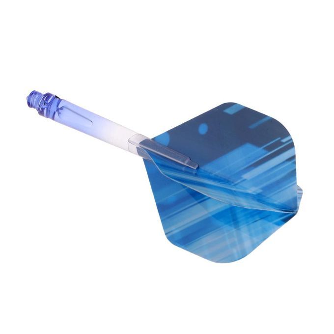 Shaft  Flights With Matching Darts Stems Tool Accessories Lot Of Blue