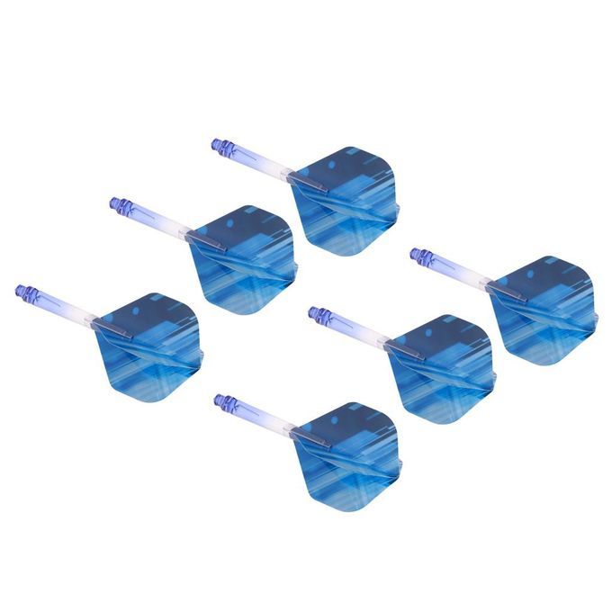 Shaft  Flights With Matching Darts Stems Tool Accessories Lot Of Blue