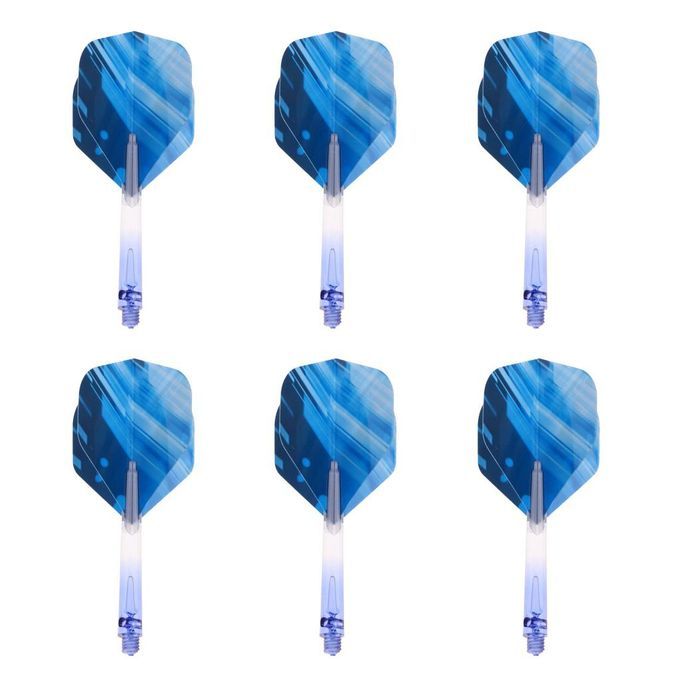 Shaft  Flights With Matching Darts Stems Tool Accessories Lot Of Blue