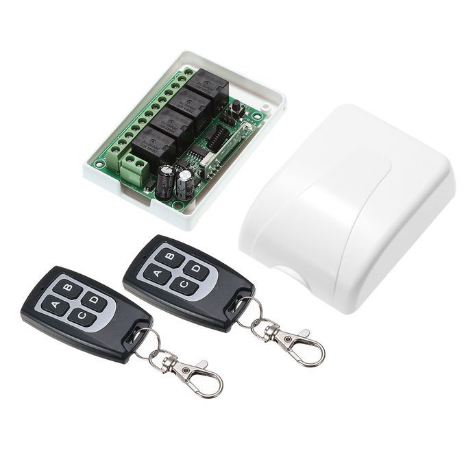 433Mhz DC 12V 4CH Universal 10A Relay Wireless Remote