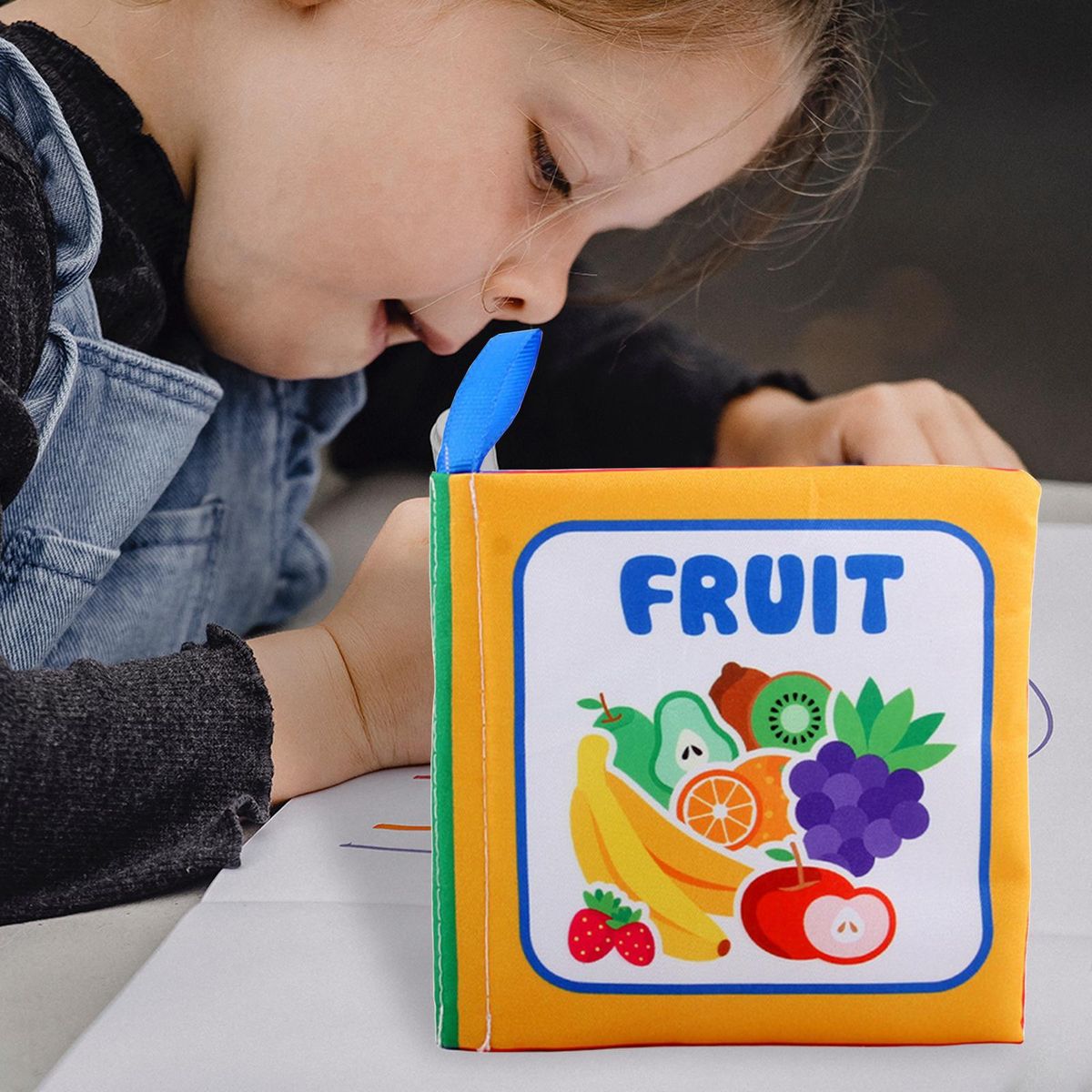 2 Pcs  Cloth Books Early Education Puzzle