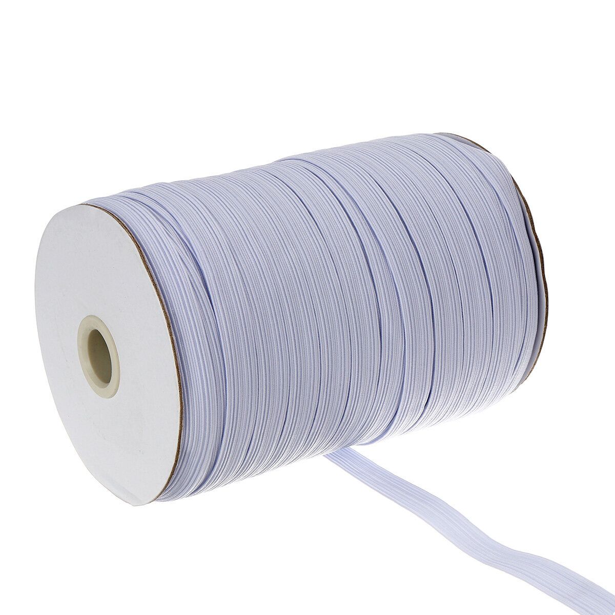 0.8cm 1cm 1.2cm 90m Length Flat Elastic Band Rubber Strap Stretch Sewing Making Antique White 1.2cm