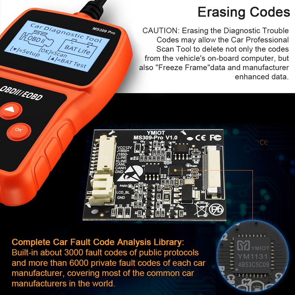 Car Professional Scan Tool Auto OBD Battery Lifespan Tester