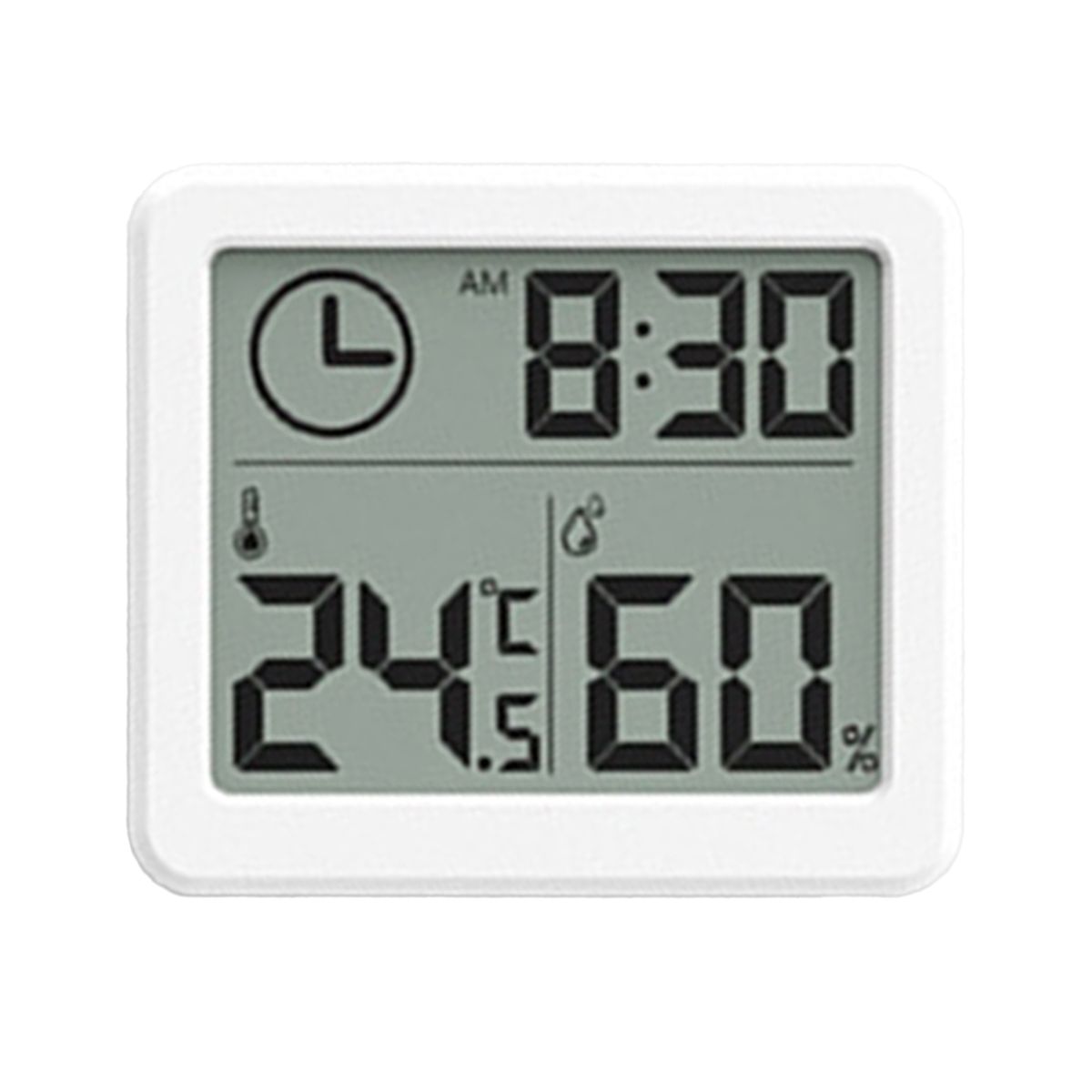Temperature Humidity Meter Multifunctional High-White