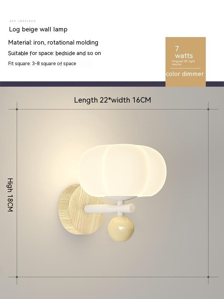Bedside lamp in the bedroom wall lamp