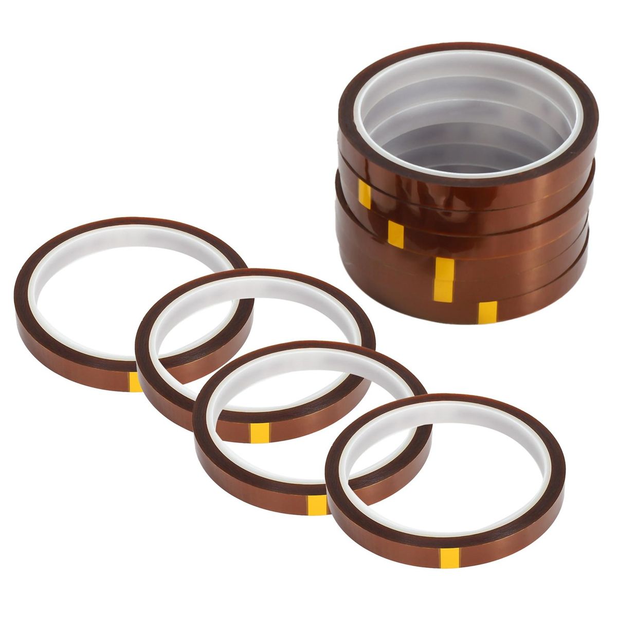 10 Rolls 10mm x 33M 108Ft Heat Press Tape- Heat Resistant