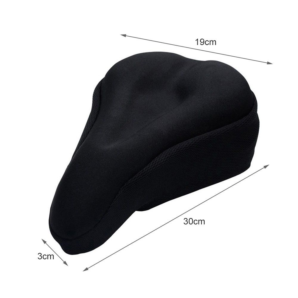 Bike Seat Covers Bicycle Memory Silicone  Cushion Cover Soft