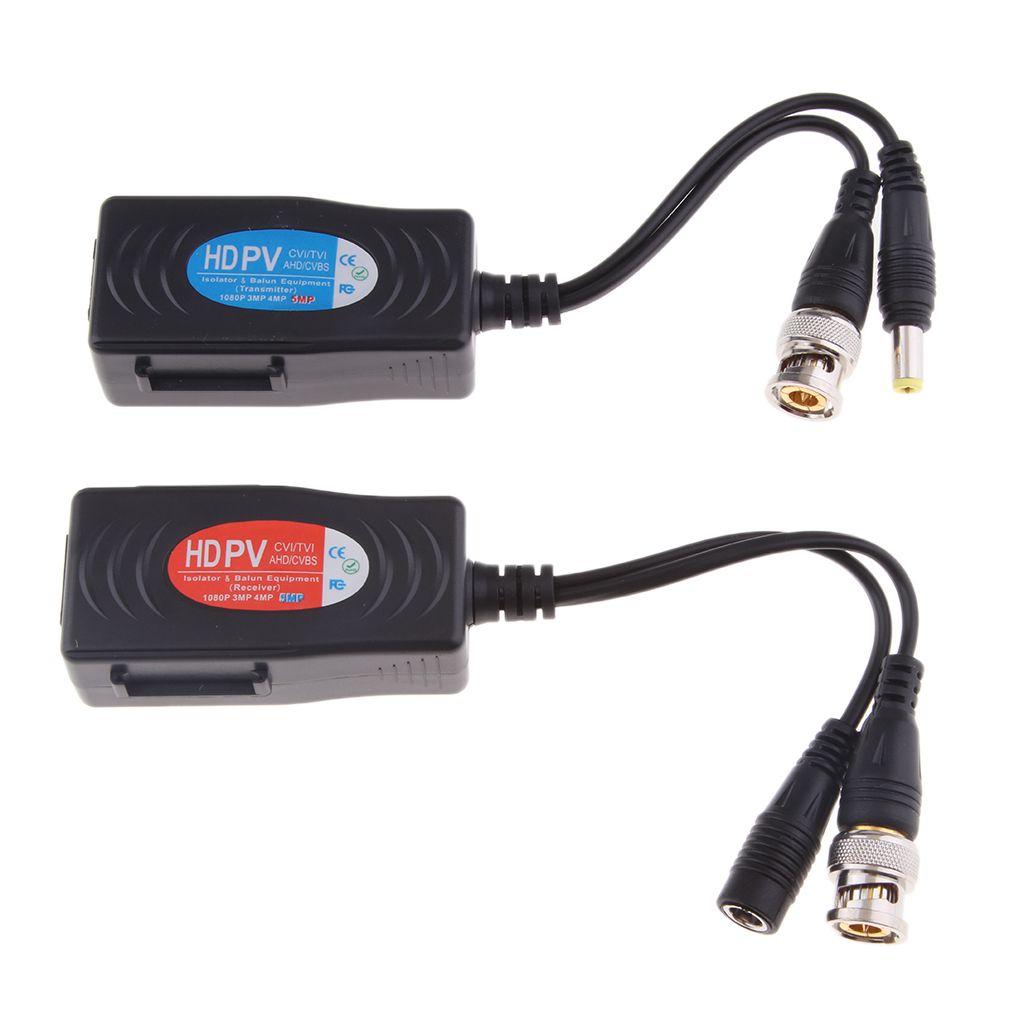 2x Video Balun Video Balun  Video Balun Passive HD