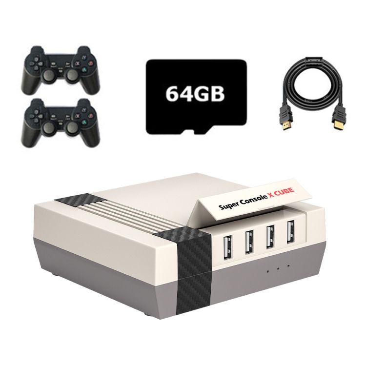 Super Console X Cube Wireless Game Console 64G 33000+ Games