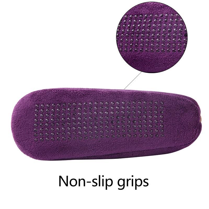 2 Pairs Indoor Floor Socks For Women Keep Warm Men's Non-slip Home Slippers Soft Comfortable Fashion Ladies Winter Floor Shoes