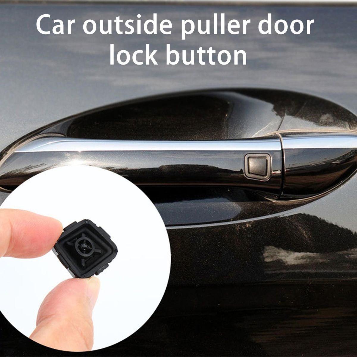 Car Door Lock Button W251 Keyless Entry Outside Door Handle Cover