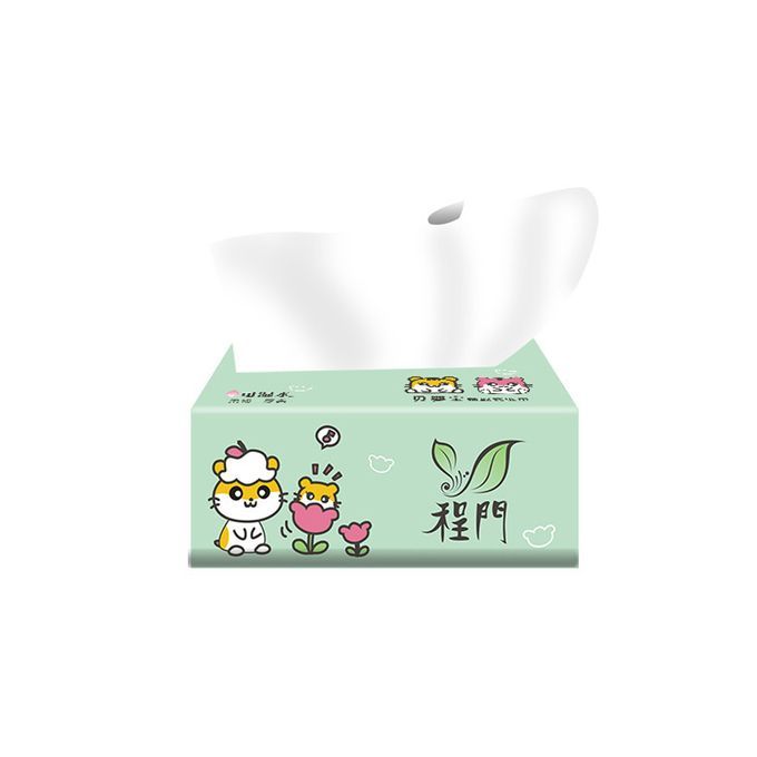 1 Pack Natural Wood Pulp Napkins 4-layer Household Toilet-