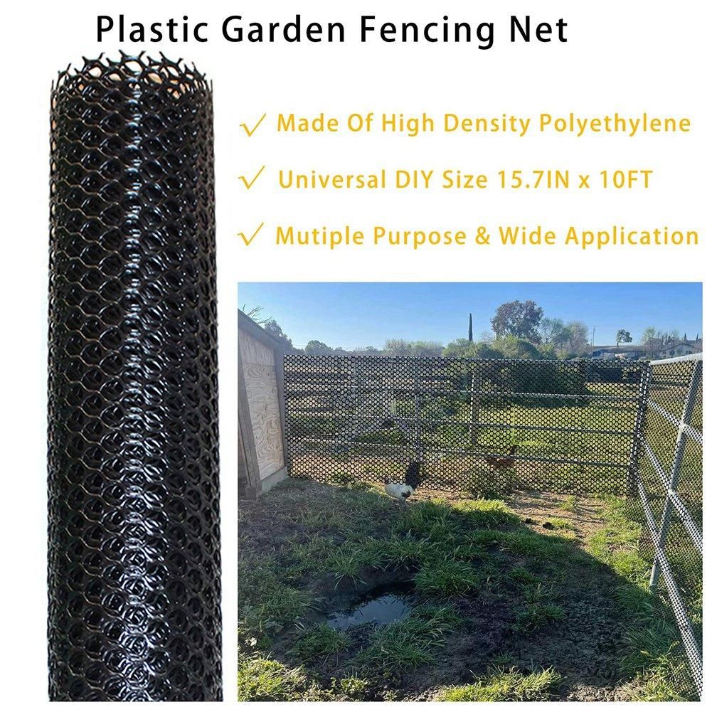 Plastic Chicken Wire Fence Mesh,Fencing Wire for Gardening, Poultry