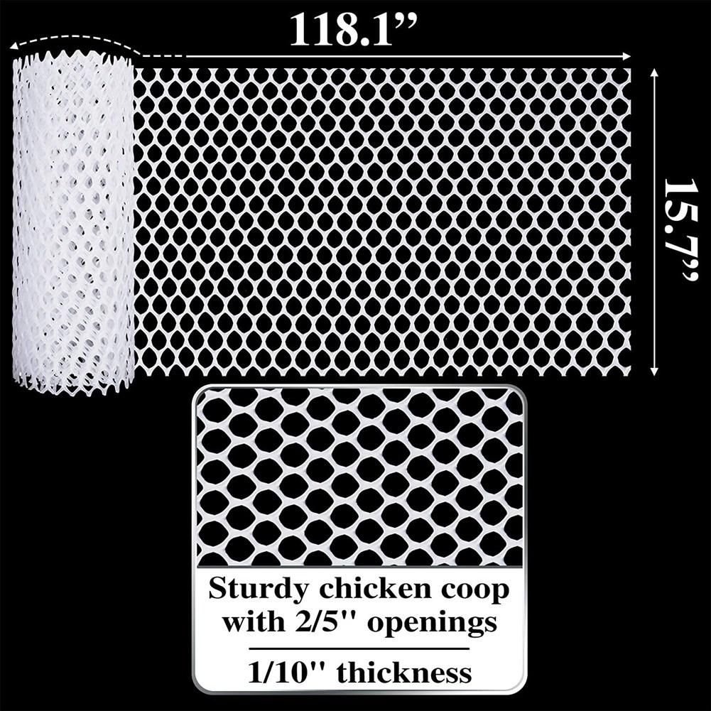 Plastic Chicken Wire Fence Mesh,Fencing Wire for Gardening, Poultry