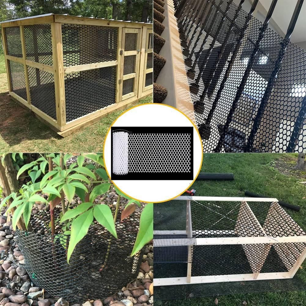 Plastic Chicken Wire Fence Mesh,Fencing Wire for Gardening, Poultry