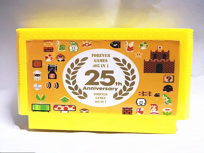 FOREVER GAMES 60Pins 8 Bit Game Cartridge 405 In1 With