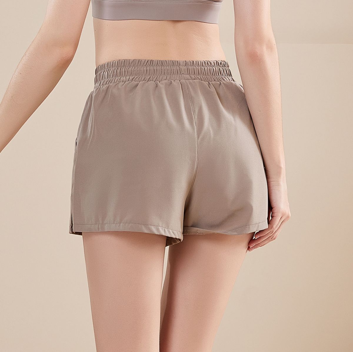 Women's High Waist Workout Shorts Athletic Running Shorts