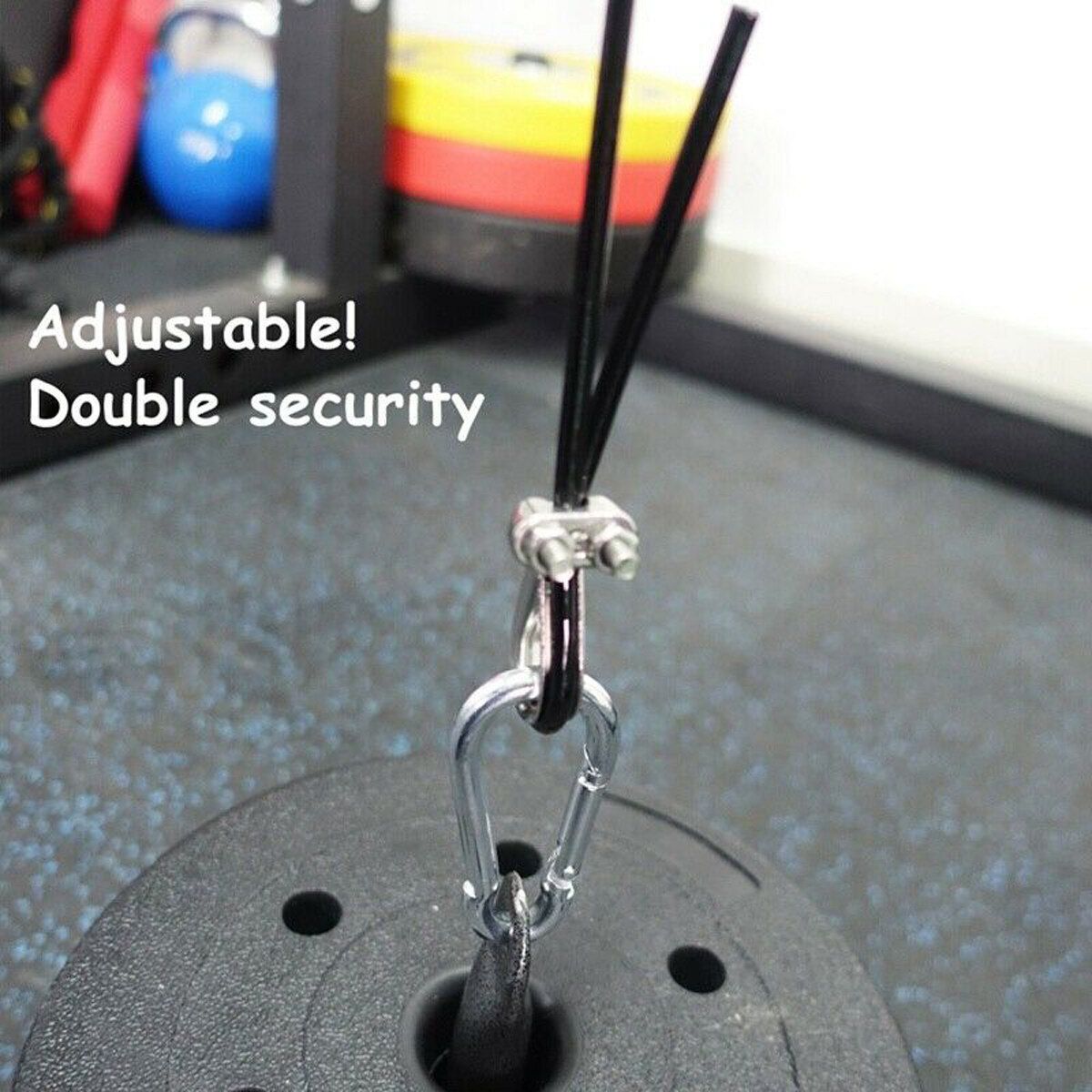 DIY Pulley Cable Pulldown Attachment System Biceps Triceps Trainer Home Fitness 2.5M