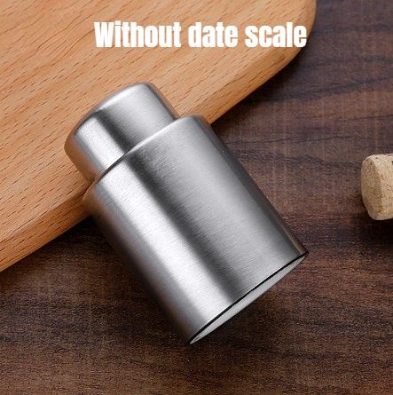 Wine Bottle Stopper Vacuum Pump Wine Preserver With Time Scale Record Wine Savers Corks Wine Stopper Bar Accessories Home Bars