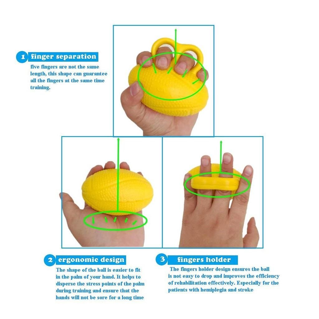 Finger Exerciser Ball Hand Finger Wrist Strengthener for Relief Stress