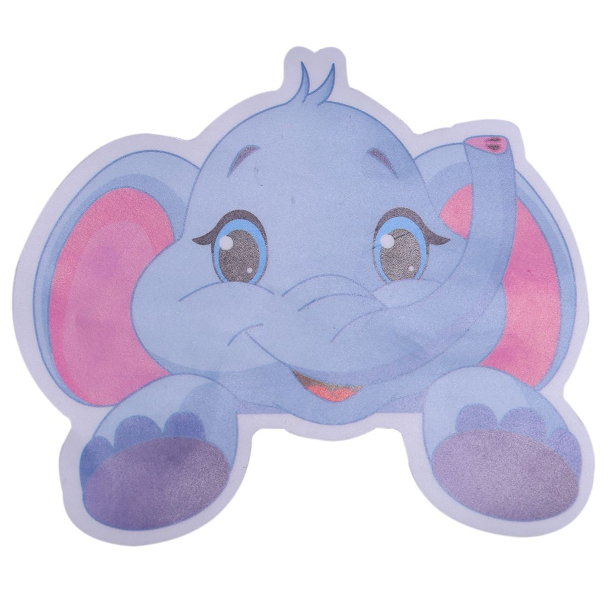 Cute Animals Elephant Light Switch Sticker Remoable Wall