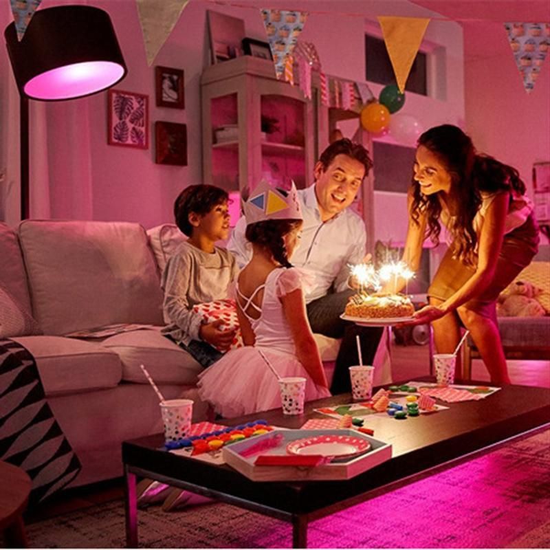 E27 Smart Control Lamp Led RGB Light Dimmable 7W RGBW Led