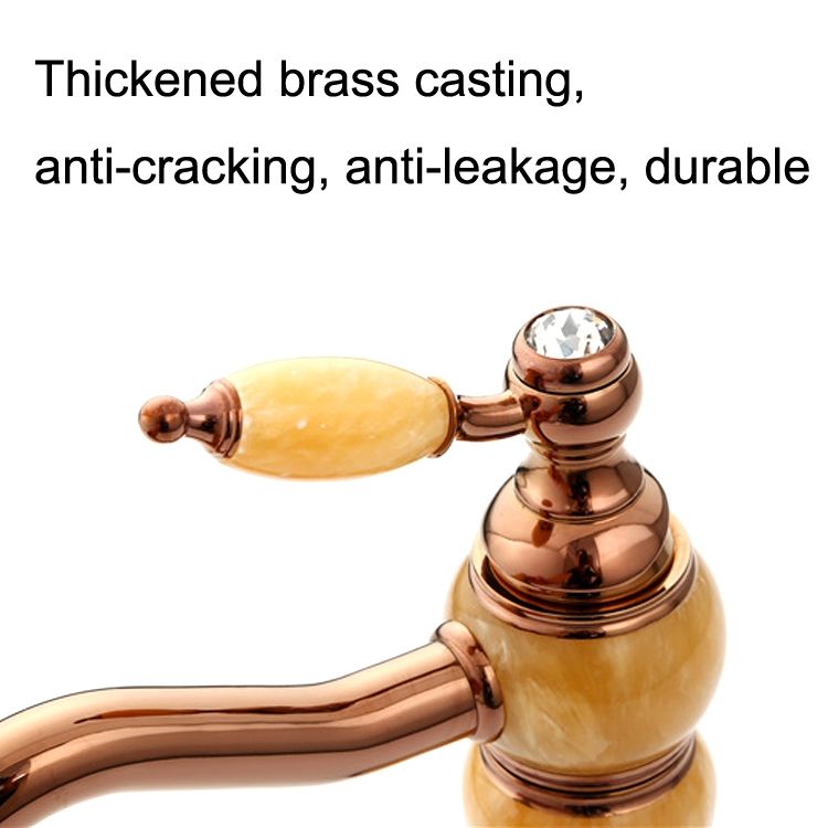 Rotating Water Faucet, Color: Topaz Zirconium Gold