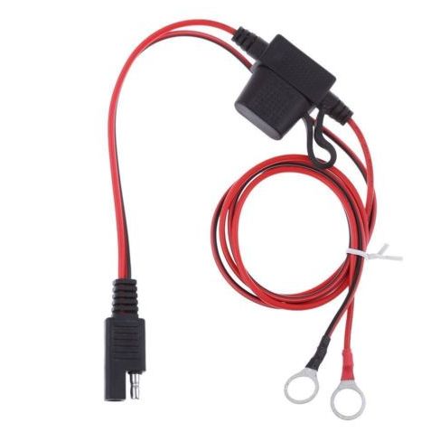 12V Charger Cable For Motorcycle Battery Terminal To SAE