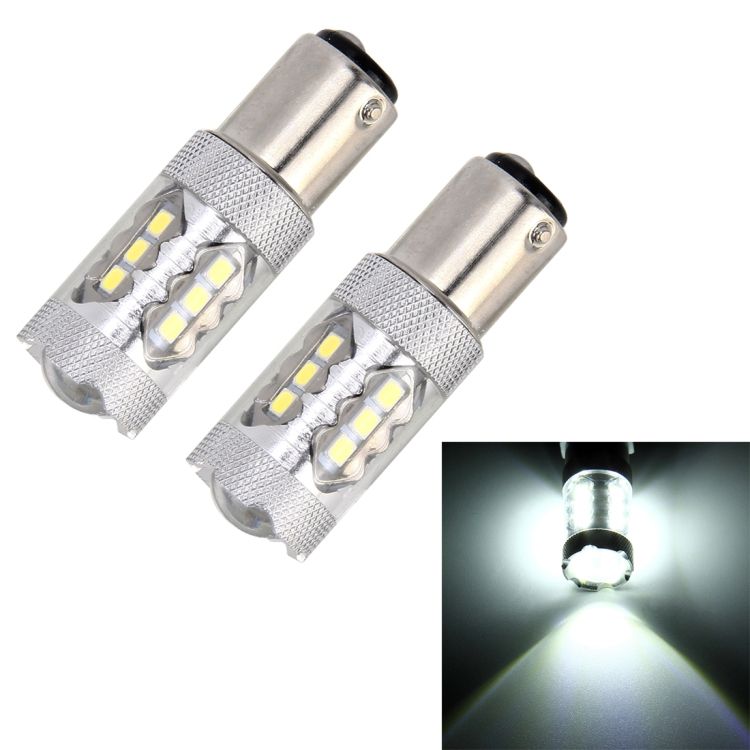 2 PCS 1157 / BAY15D 5W 250LM 6000K Car Turn Light