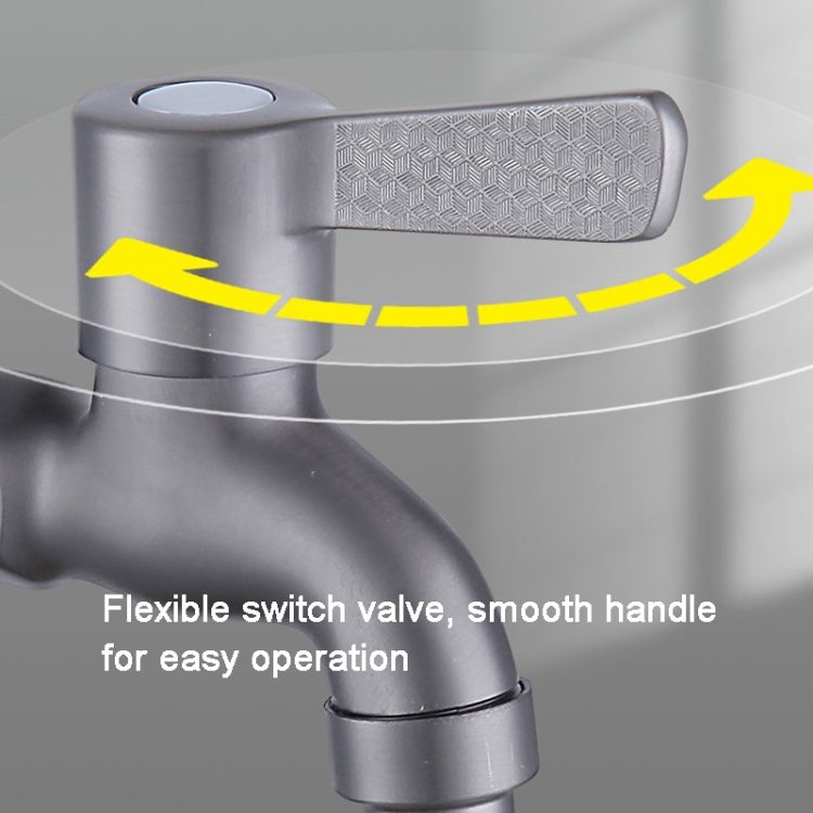 Stainless Washing Hine Water Tap ,Spec: Medium Long Type