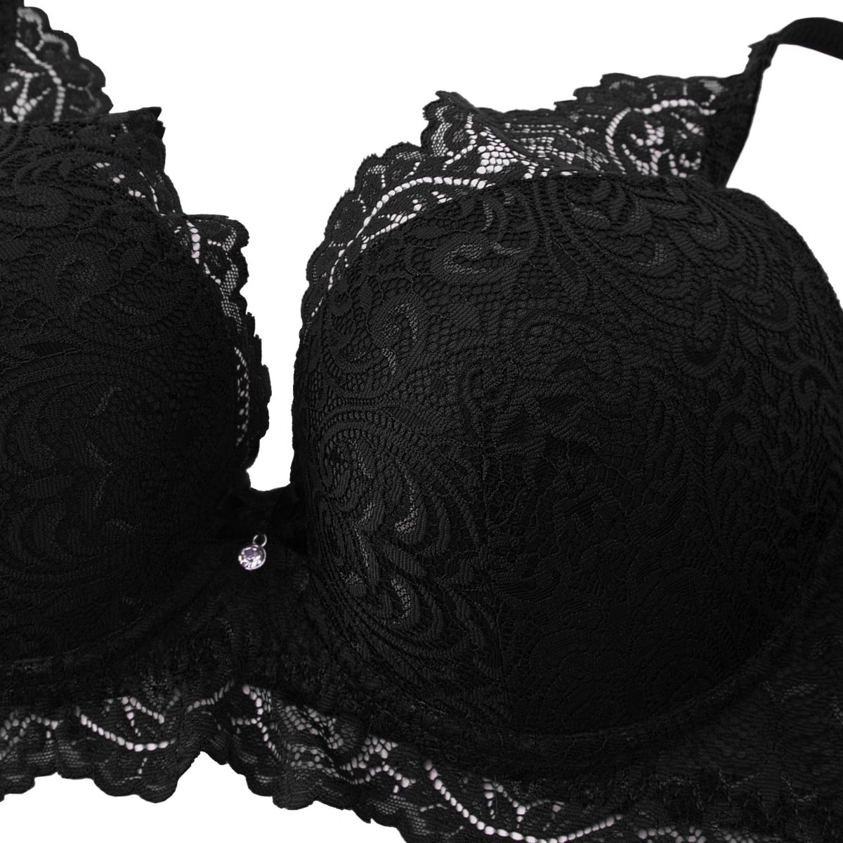 B Cup Size Full Lace Design Soft Bralette Bra For Women