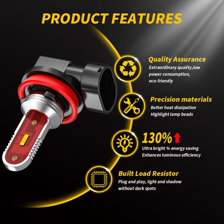 2 PCS H7 Car LED Fog Light