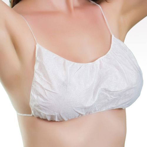 50Pcs Women Disposable Bras Elastic S Spa Top Underwear Non-woven