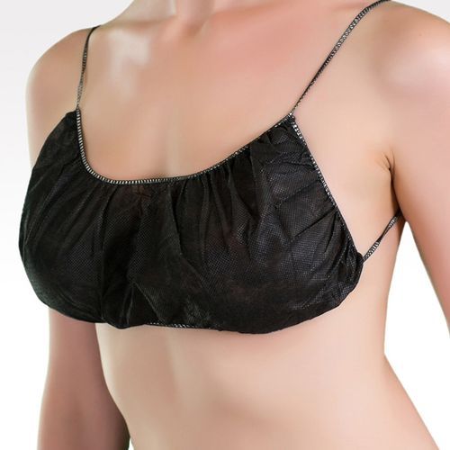 50Pcs Women Disposable Bras Elastic S Spa Top Underwear Non-woven