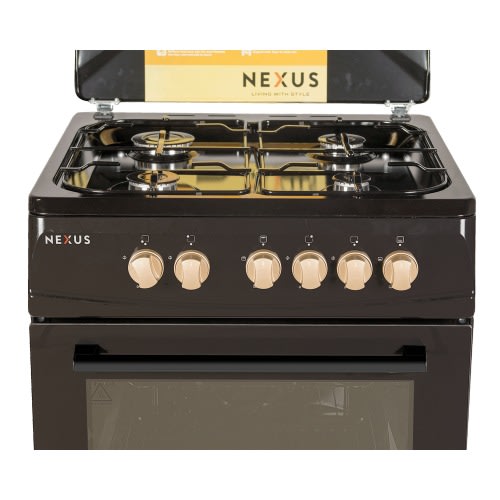 4 Gas Burner Cooker With Oven And Grill - Nx-6003 - 60x60