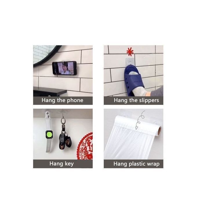 10 Pcs Self Adhesive Organising Wall Hook