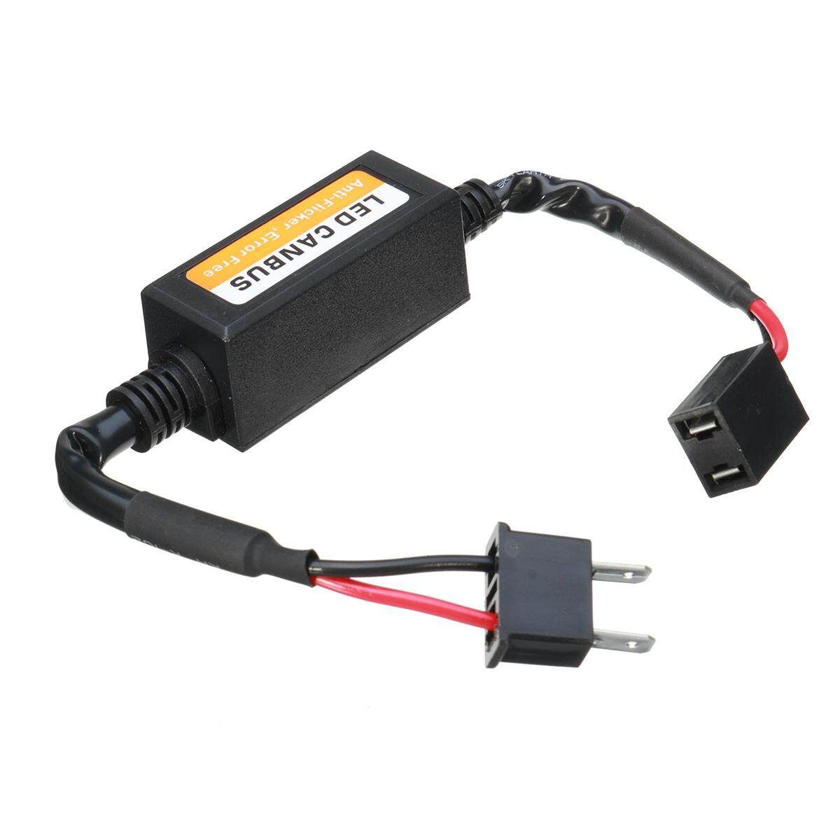 1 Pair H7 LED Headlight Canbus Error Free Anti Flicker Resistor Canceller Decode