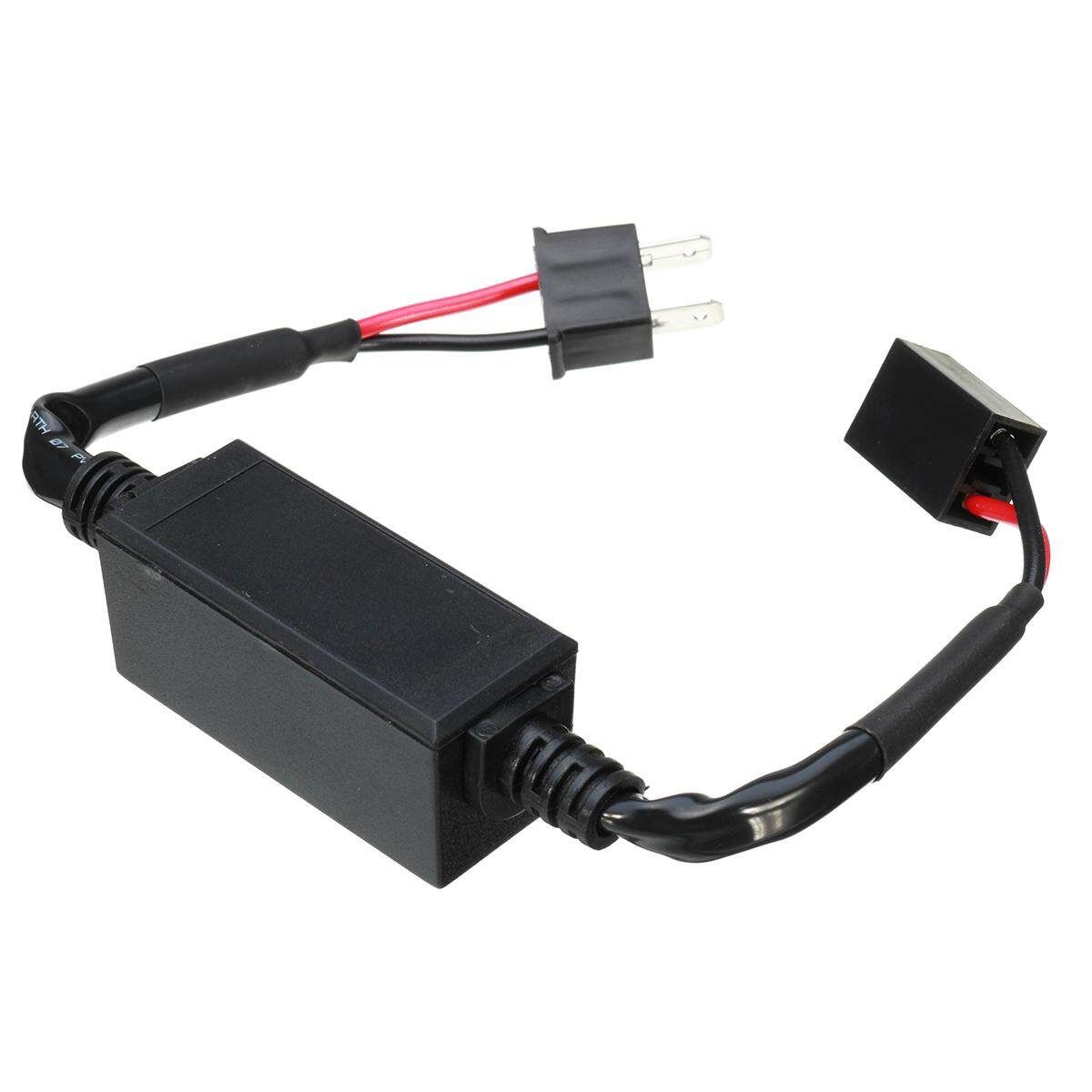 1 Pair H7 LED Headlight Canbus Error Free Anti Flicker Resistor Canceller Decode