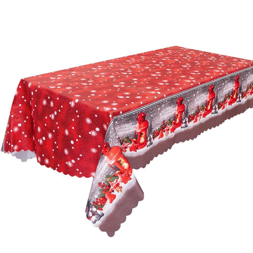 Christmas Tablecloth, Rectangular Table Cover, 56Inch x