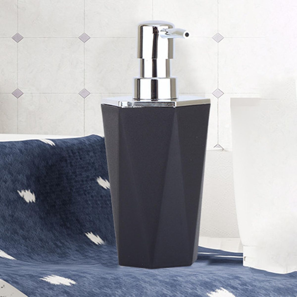 Bath Set Holders Electroplated Toothbrush Cup Black