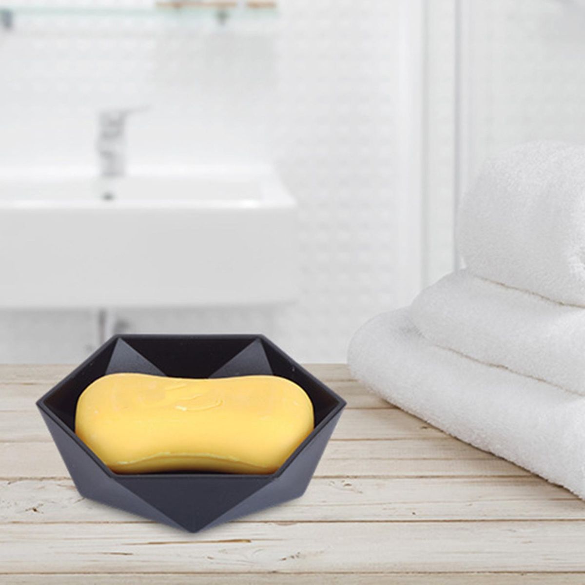 Bath Set Holders Electroplated Toothbrush Cup Black