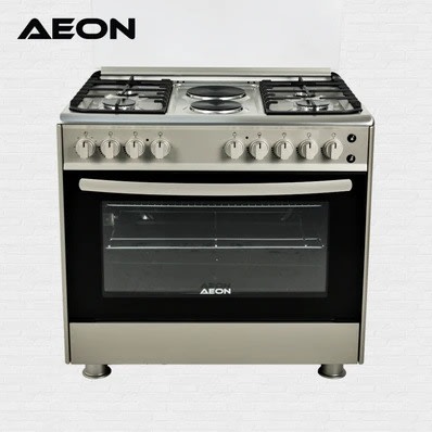 Aeon Gas Cooker 90×60 4 Gas + 2 Hot Plate