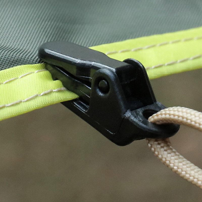 10Pcs Tarp Clips Lock Grip,Crocodile Tent Tarp Clips Holder
