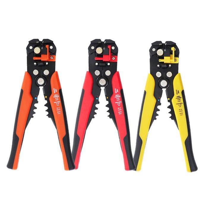 8-in H Ele Tri Ian's Wire Plier Multifun Tional Plier Automati  Wire Stri Er-red Bla K-210*108mm