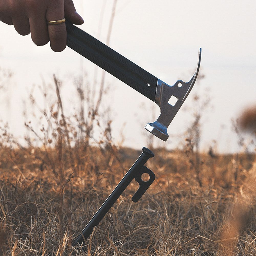 Outdoor Camping Tent Stake Peg Hammer Nail Remover For