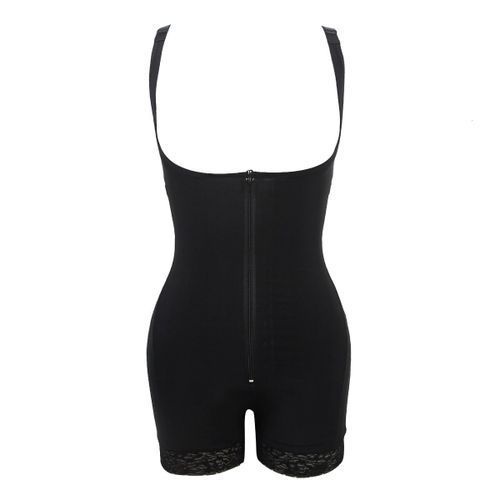 Womens Full Body Shaper Postpartum Recovery Slimming Underwear Waist Corset Girdle Bodysuits Fat Reductora Shapewear(#D034 Grey)