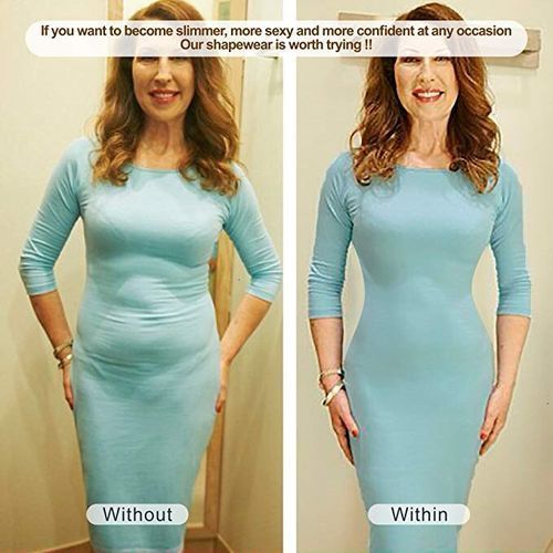 Womens Full Body Shaper Postpartum Recovery Slimming Underwear Waist Corset Girdle Bodysuits Fat Reductora Shapewear(#D034 Grey)