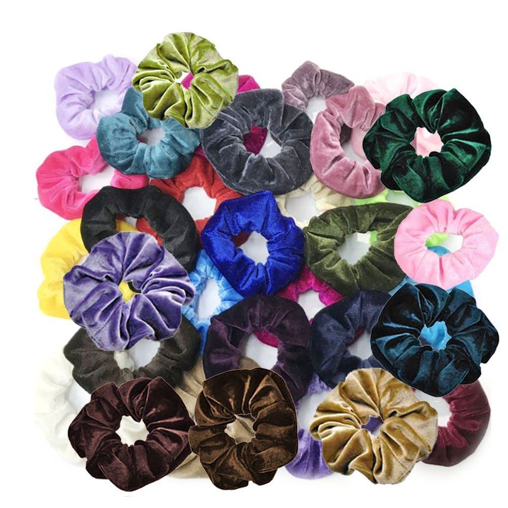 Velvet Hair Scrunchie Ladies Hair Ring